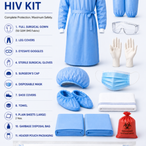 RaySafe Premium HIV Kit sterile surgical PPE kit