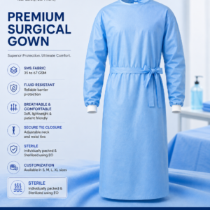 RaySafe Premium and Full Surgical Gowns for sterile surgical procedures