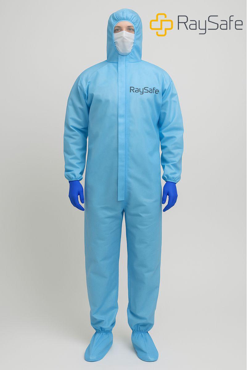 RaySafe Sterile Disposable Coverall made from SSMMS material used in sterile environments